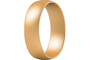 Unisex Silicone Wedding Rings for Refined Elegance and Comfort