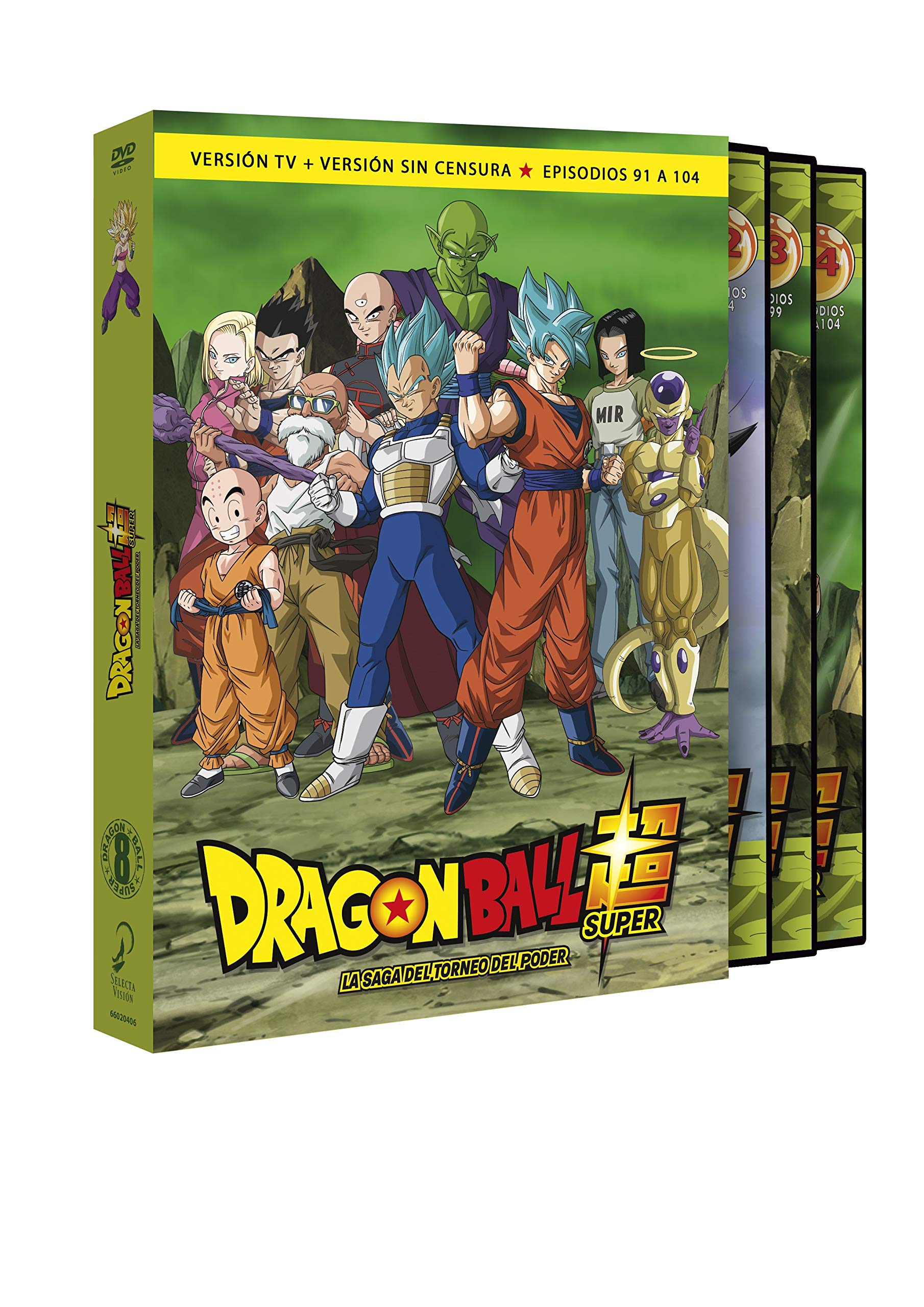 Dragon Ball Super Box 8 DVD episodios 91 a 104 el regalo para fans