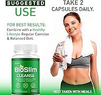 Vista 4 de BioSlim Cleanse Cápsulas (2 unidades) – Suplemento oficial de pastillas para pérdida de limpieza Bio Slim, fórmula avanzada de alta resistencia