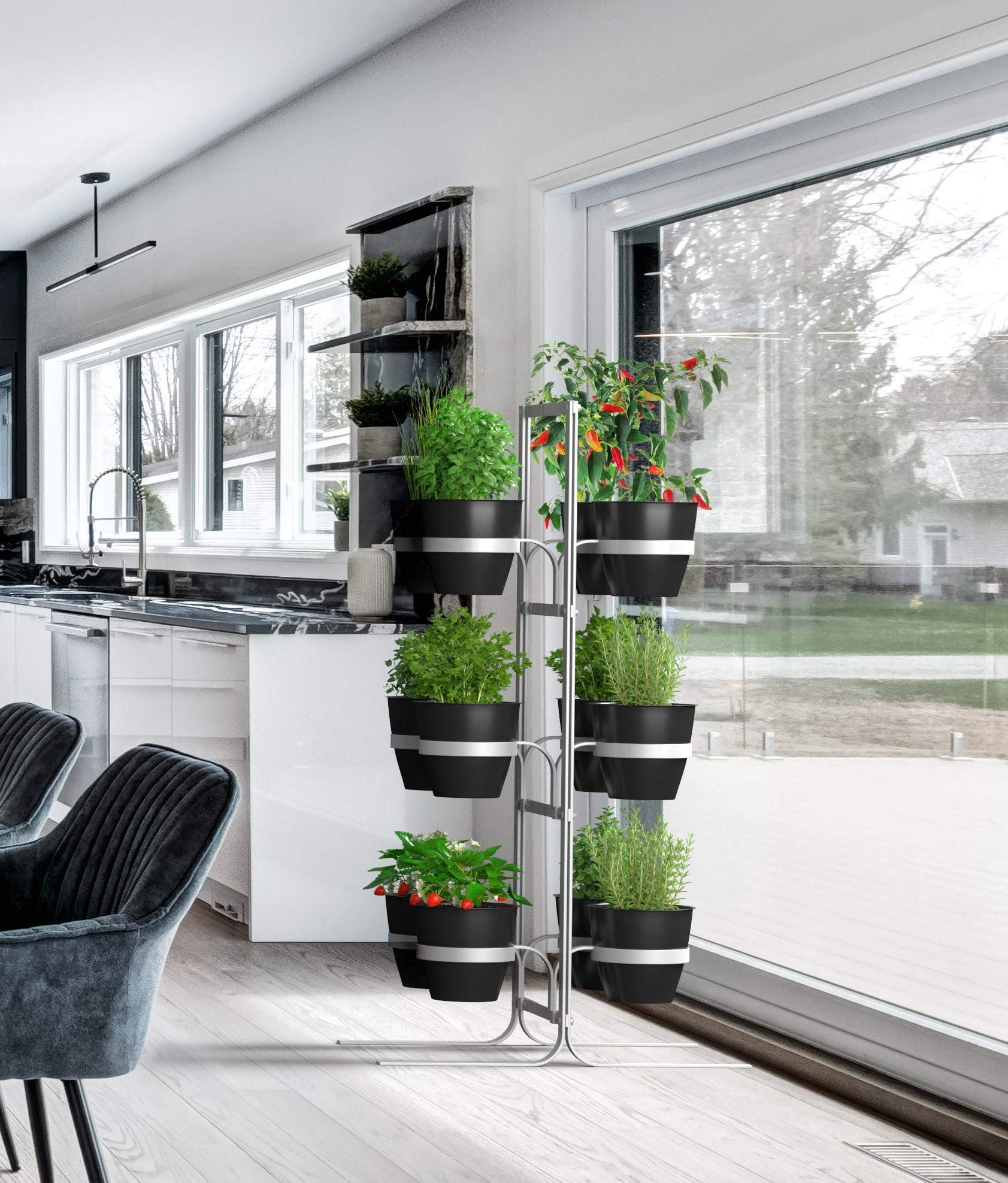 OpenSkies Raised Garden Kit - 4 x 4 x 5.5 in.