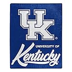 Northwest NCAA Kentucky Wildcats Unisex-Adult Raschel Throw Blanket, 50 x 60, Signature