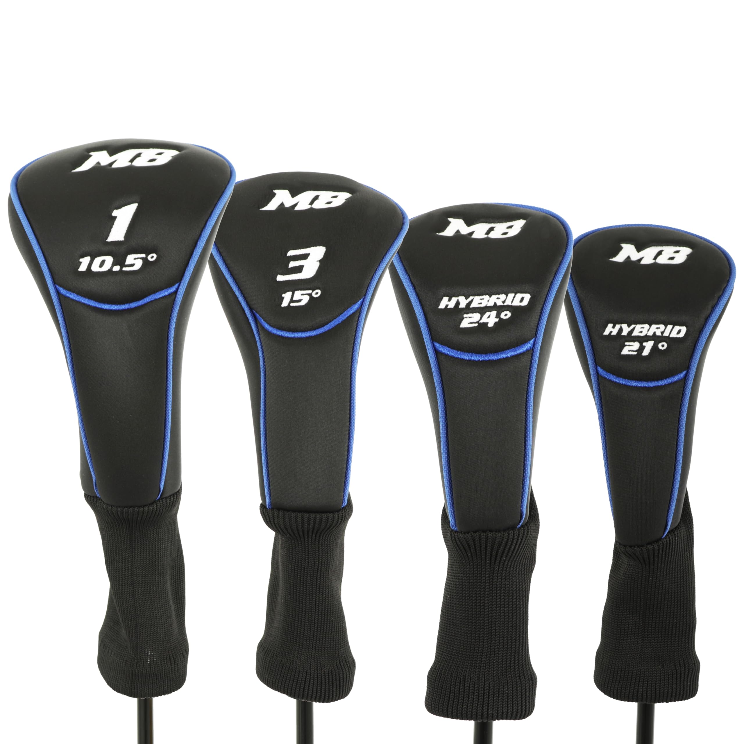 Ben Sayers M8 13-teiliges Golf-Paket-Set, komplettes Herren-Set, volle 12 Schläger Graphitschäfte mit Standtasche, Driver, Holz, Hybrids, Eisen, Wedges und Putter