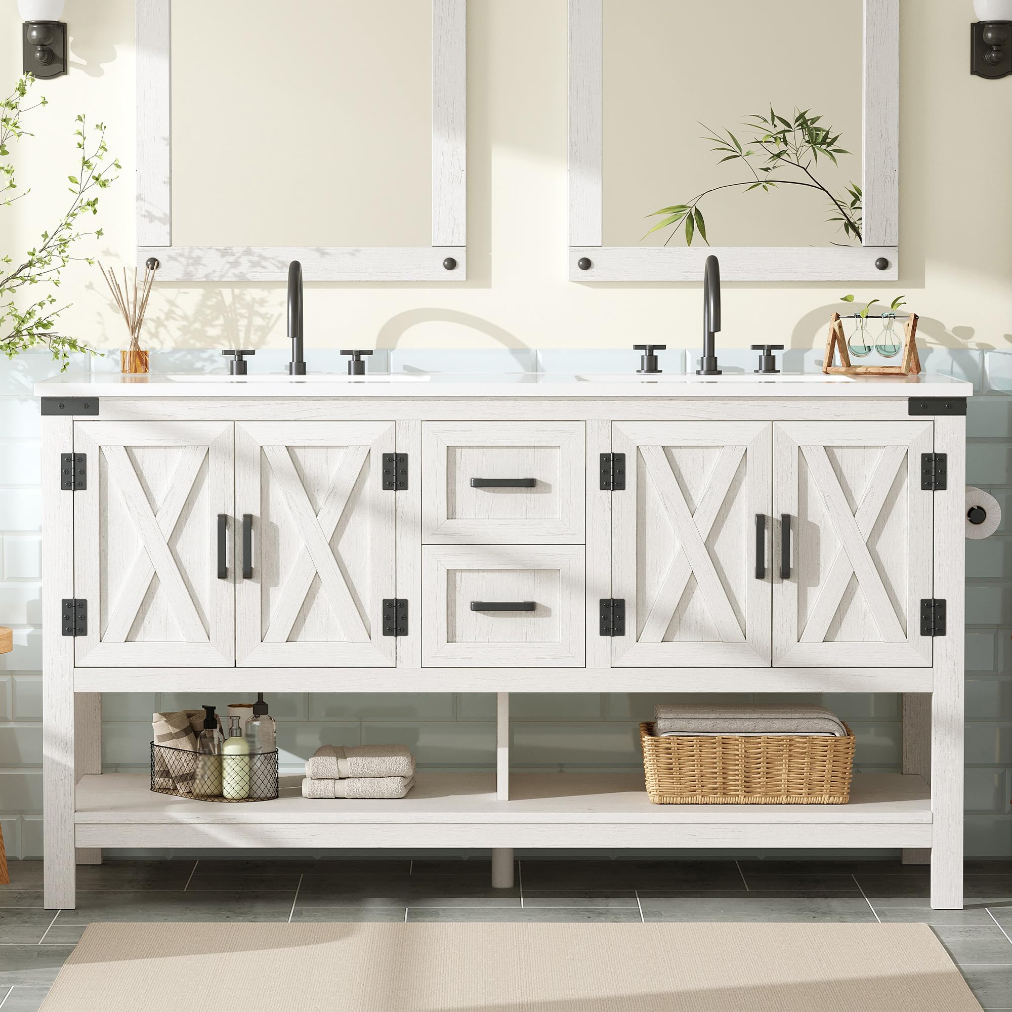 AMERLIFE Farmhouse Vanity