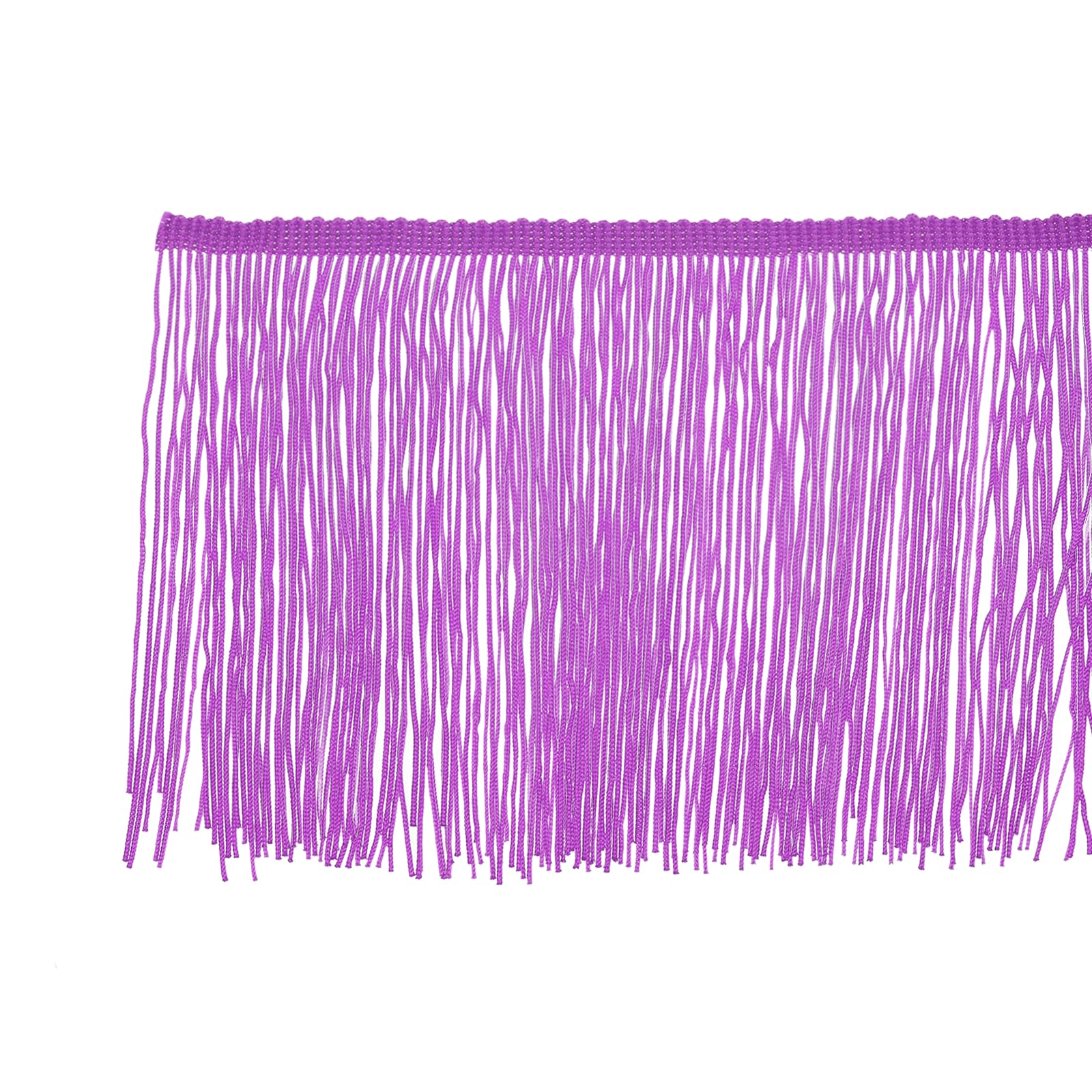 Flecos para coser de poliéster morado con caída densa para accesorios de ropa y manualidades