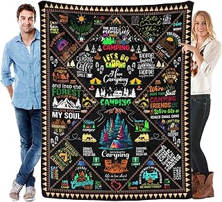 Camping Blanket Camping Lovers Gift Ideas for Men Or...