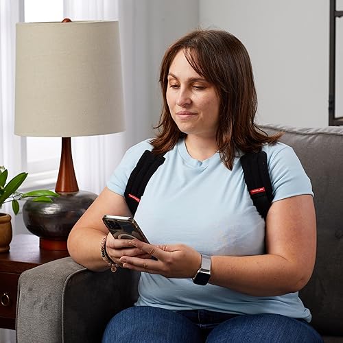 Miniatura 6 de MUELLER Corrector de postura de medicina deportiva para mujeres y hombres, soporte de espalda ajustable para escoliosis, cifosis y cuello de texto,