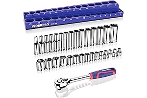 WORKPRO 3/8-inch Drive Socket Set Organizer