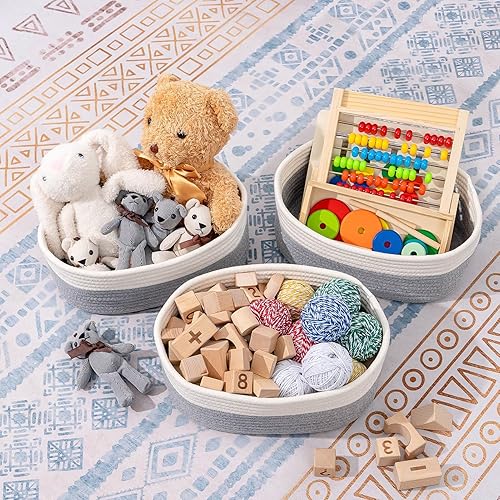 Miniatura 2 de CubesLand Cestas de almacenamiento con estantes de cubo para organizar, estante tejido, estantes de armario, cesta de juguetes, caja de guardería,