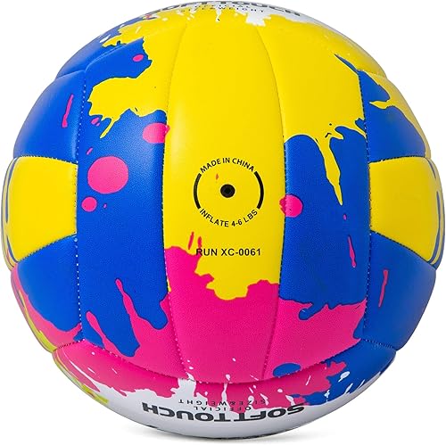 Miniatura 3 de Balón de voleibol de playa tamaño oficial 5  Runleaps suave impermeable voleibol arena deportes pelota de poliuretano para interiores exteriores