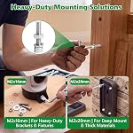 981Pcs M2 Kit d'assortiment à vis, 304 Kit d'assortiment pour tête de socket en acier inoxydable avec clé -(M2x4/6/8/10/12/16/20mm) pour l'électronique, PC Construire, 3D Imprimeur, DIY Projets