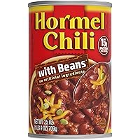 Vista 12 de HORMEL Chili Chile de res grueso con frijoles, sin ingredientes artificiales, 15 onzas