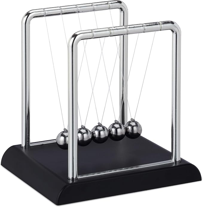 Newton Del Pendolo Della Sfera Di Scontro Illustrazione di Stock