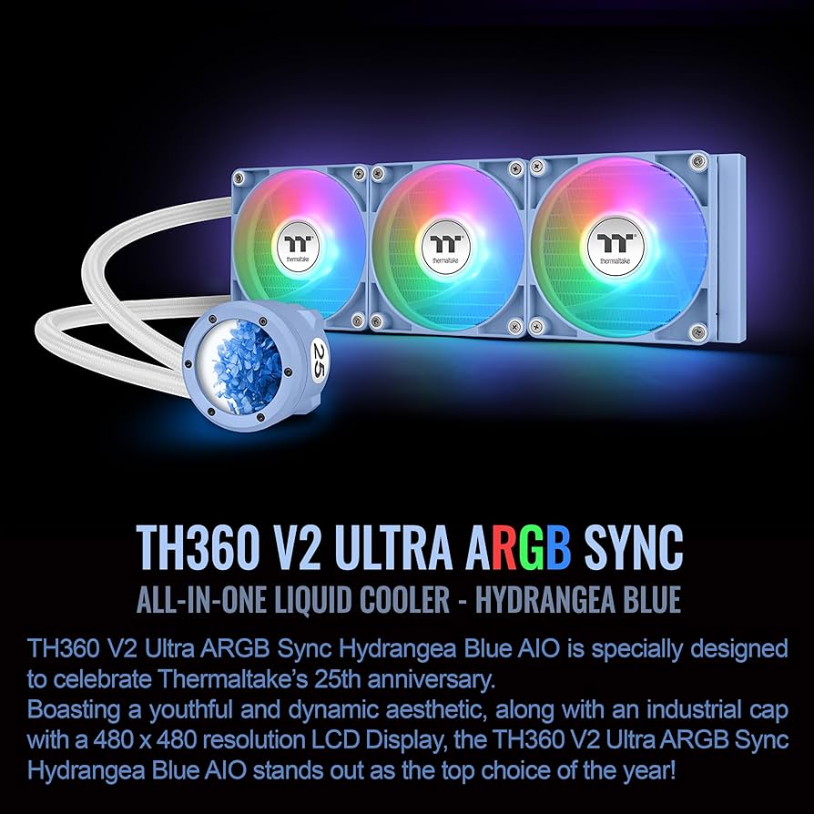 Amazon.com: Thermaltake TH360 V2 Ultra ARGB Sync/AlO Liquid