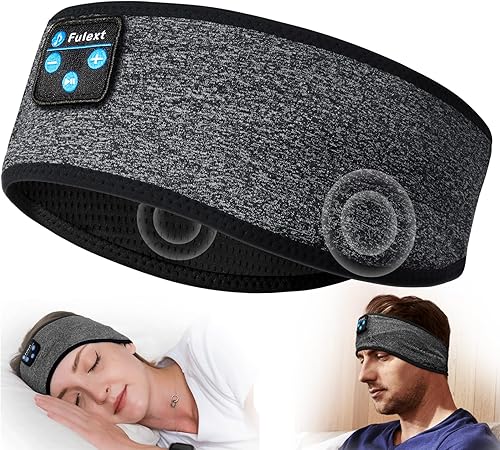 Auriculares para dormir con Bluetooth, audífonos deportivos para dormir, audífonos para dormir con altavoces integrados, perfectos para