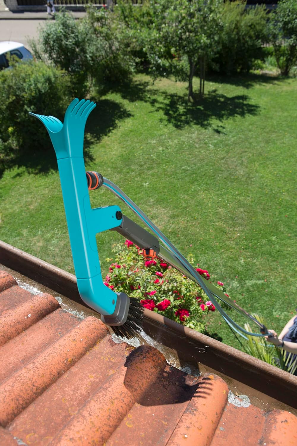 GARDENA 03651-20 Combi System Gutter Cleaner, Black, 47.6x15x5 cm