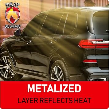 Black Magic Professional 20% VLT Tinted Window Film, Scratch-Resistant Tint for Car Windows Black