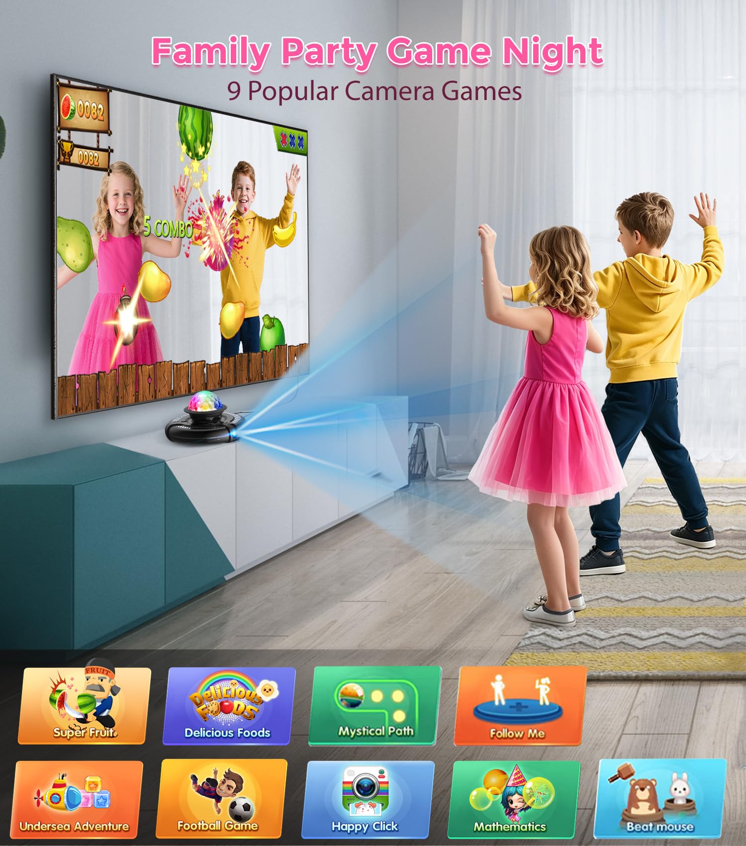 Tappetino da ballo per bambini e adulti: pad elettronico per danza a 2 giocatori con HDMI per TV, gioco musicale senza fili, ideale per feste e regali di compleanno per ragazze e ragazzi dai