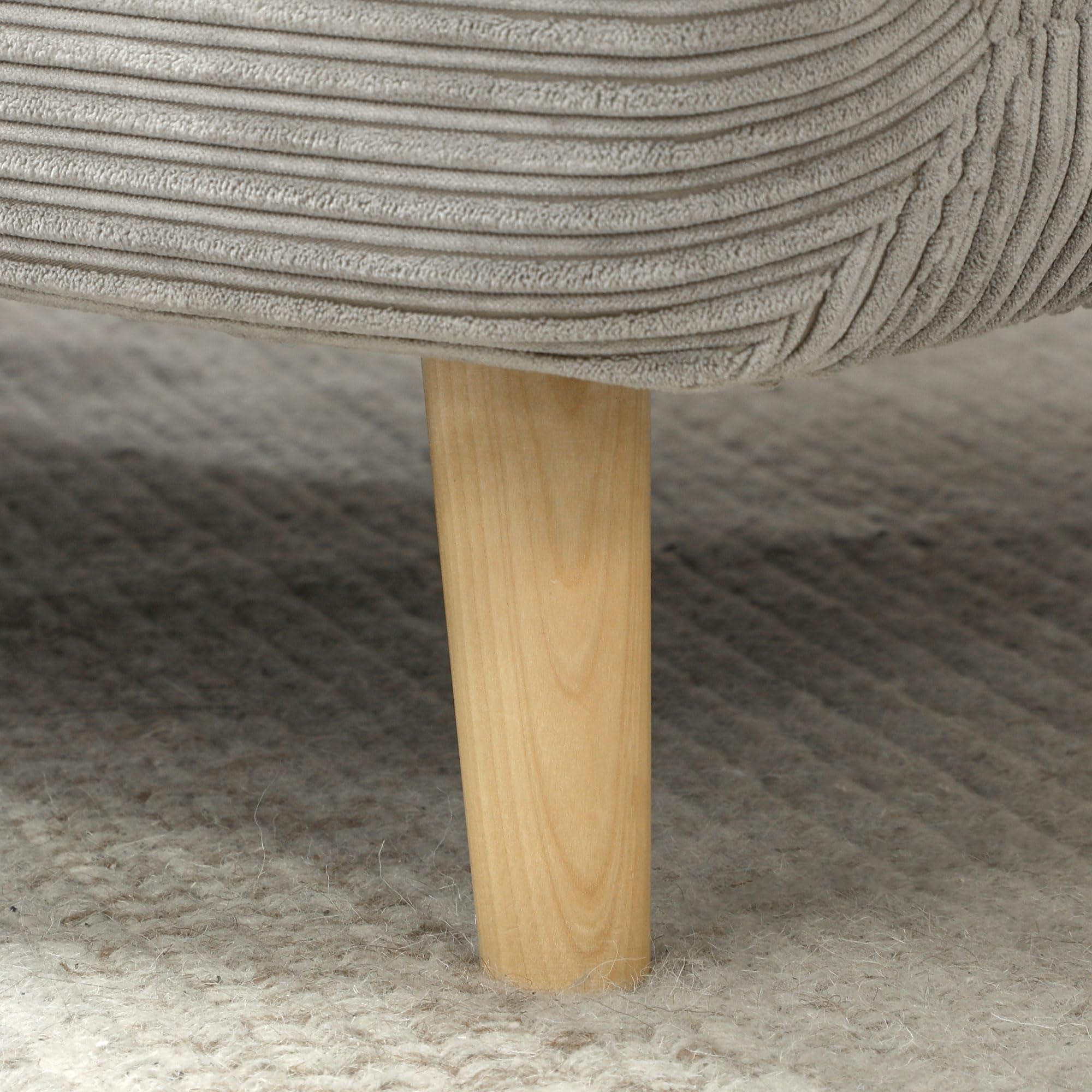 HOMCOM 2 in 1 Schlafsessel Klappbar Gästebett 82 x 87 x 89 cm Grau | Schlafsofa mit Bettfunktion, Verstellbarer Rückenlehne, Relaxsessel in Cordoptik, Klappsessel, bis 200kg