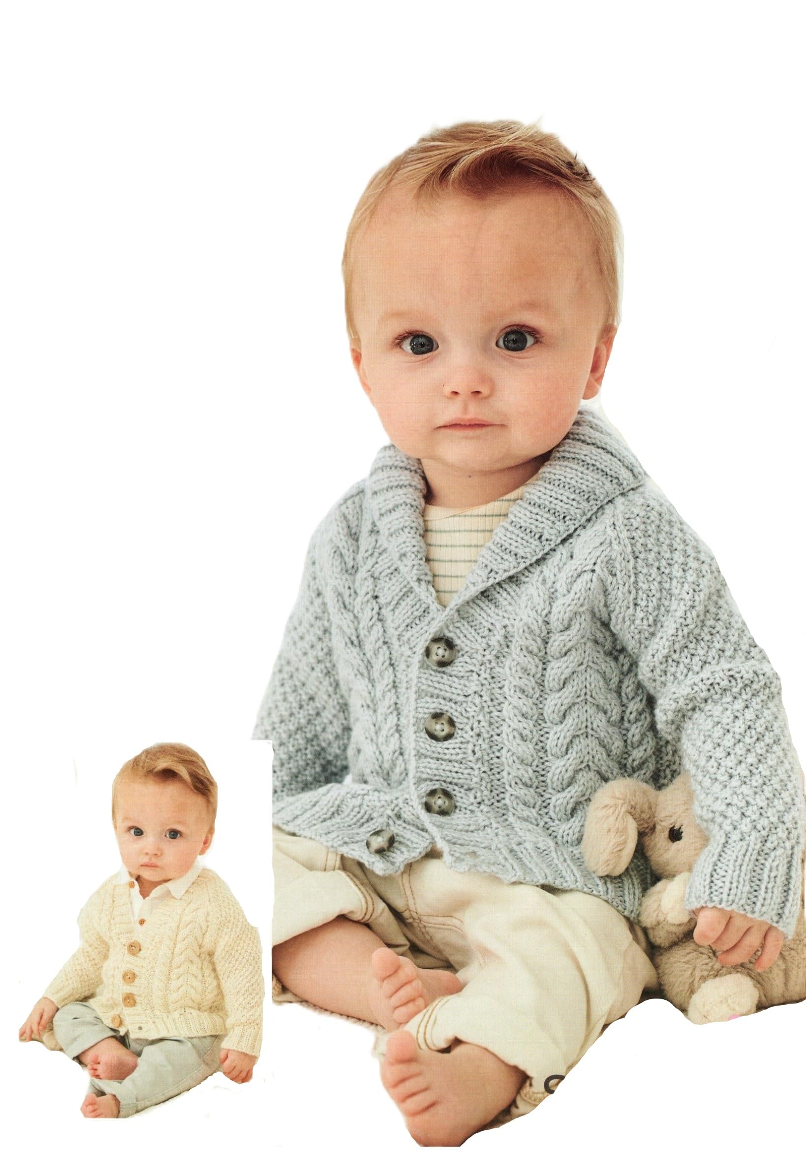 Stylecraft Baby DK Knitting Pattern - 9906 Cardigans