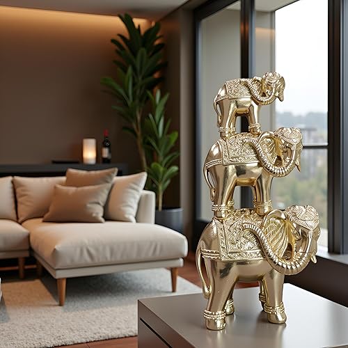 Miniatura 8 de Estatua decorativa de elefante, decoración de mesa, decoración de habitación, decoración del hogar, escultura de arte moderno, estatua de animal de