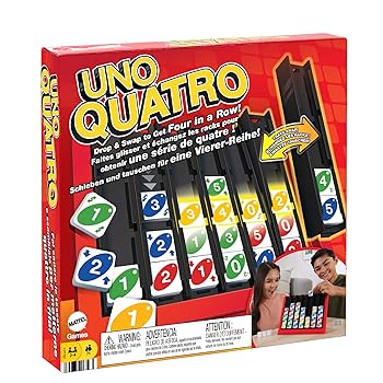 Mattel Games UNO Quatro Family Board Game