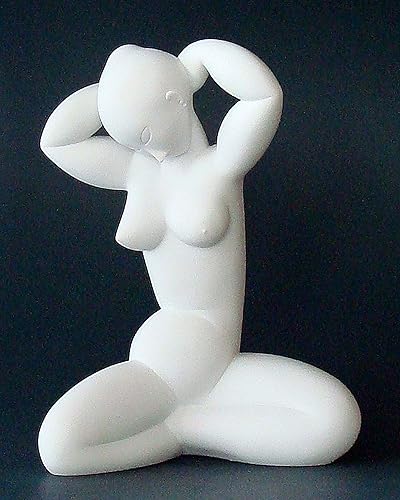 Modigliani - Estatua - Cariátida femenina (1913-1915) - Resina - 8.75 pulgadas de alto x 7 pulgadas de ancho x 3.75 pulgadas de profundidad