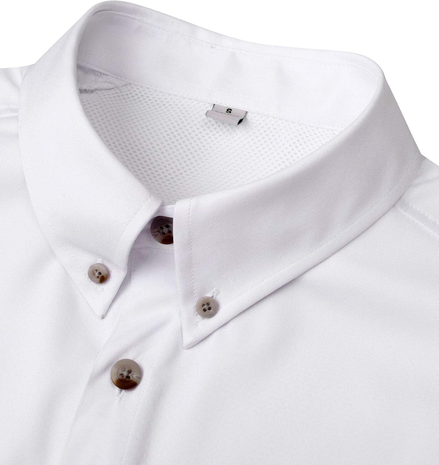 Alimens & Gentle Short Sleeve Fishing Shirt Wicking Fabric Sun Protection Casual Button Down Shirts - Image 4