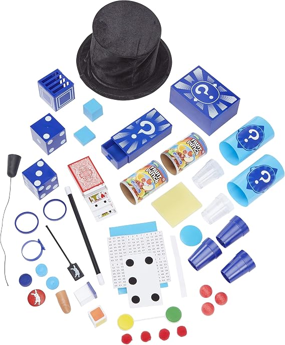 Ideal Magic Spectacular Magic Suitcase, Easy Way to Learn Magic Tricks with Props, Perfect for Beginner Magicians, Over 100 Tricks, For Ages 8 and up