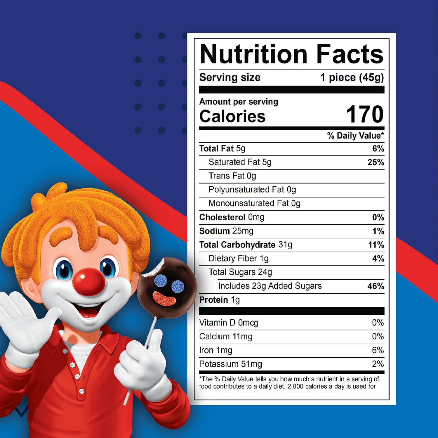 Ricolino Paleta Payaso 1.58 oz
