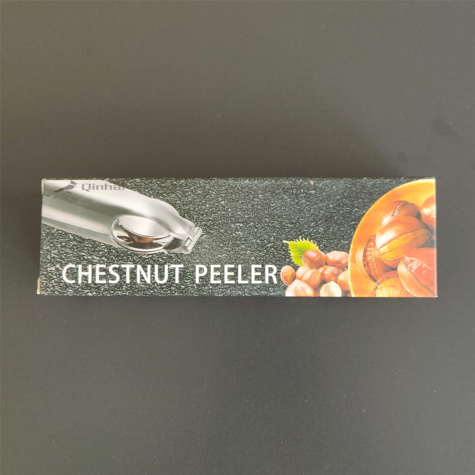 Qinhai Pince a Chataignes, Coupe Chataigne, Ouvre Chataigne, Casse Chataignes, Casse-Noisette, Casse Noix, Multifonctionnels Clip Rapide de Châtaigne Clip