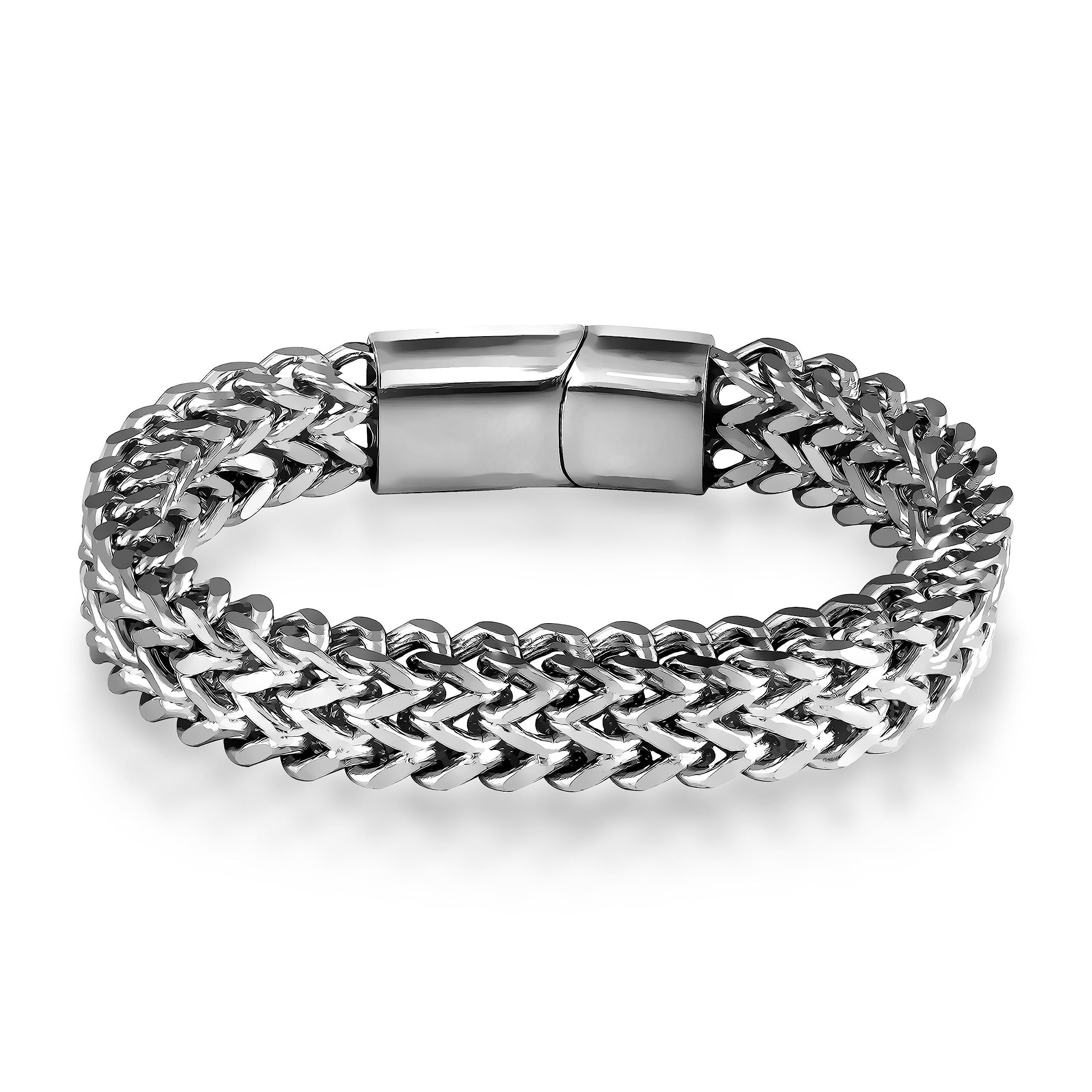 Buy MEENAZ Bracelets for Men and Boys Fashion Silver Bracelet for