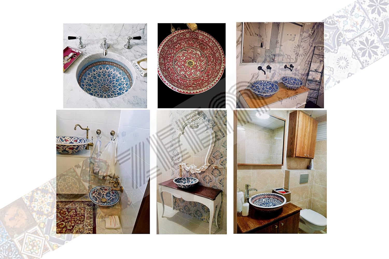 Bathroom Octopus Vessel Round Sink Basin, Bathroom Above Countertop Basin, Bowl Sink Lavatory, Bathroom Remodeling Vanity Glossy Wash Stand