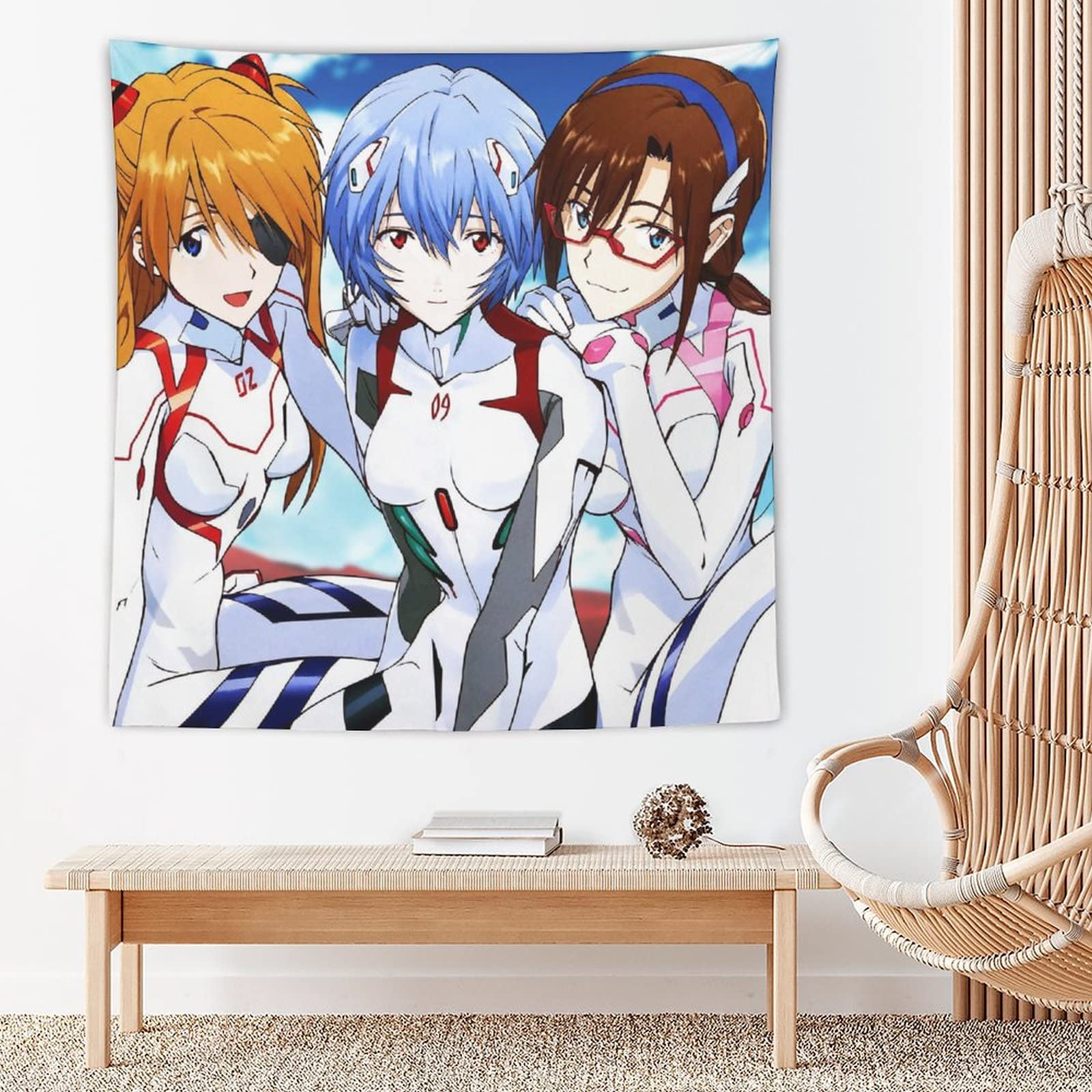 エヴァンゲリオン3.0+1.0 タペストリー×2(アスカ＆レイ、マリ) ヱヴァンゲリヲン新劇場版：破 タペストリー／レイ、アスカ