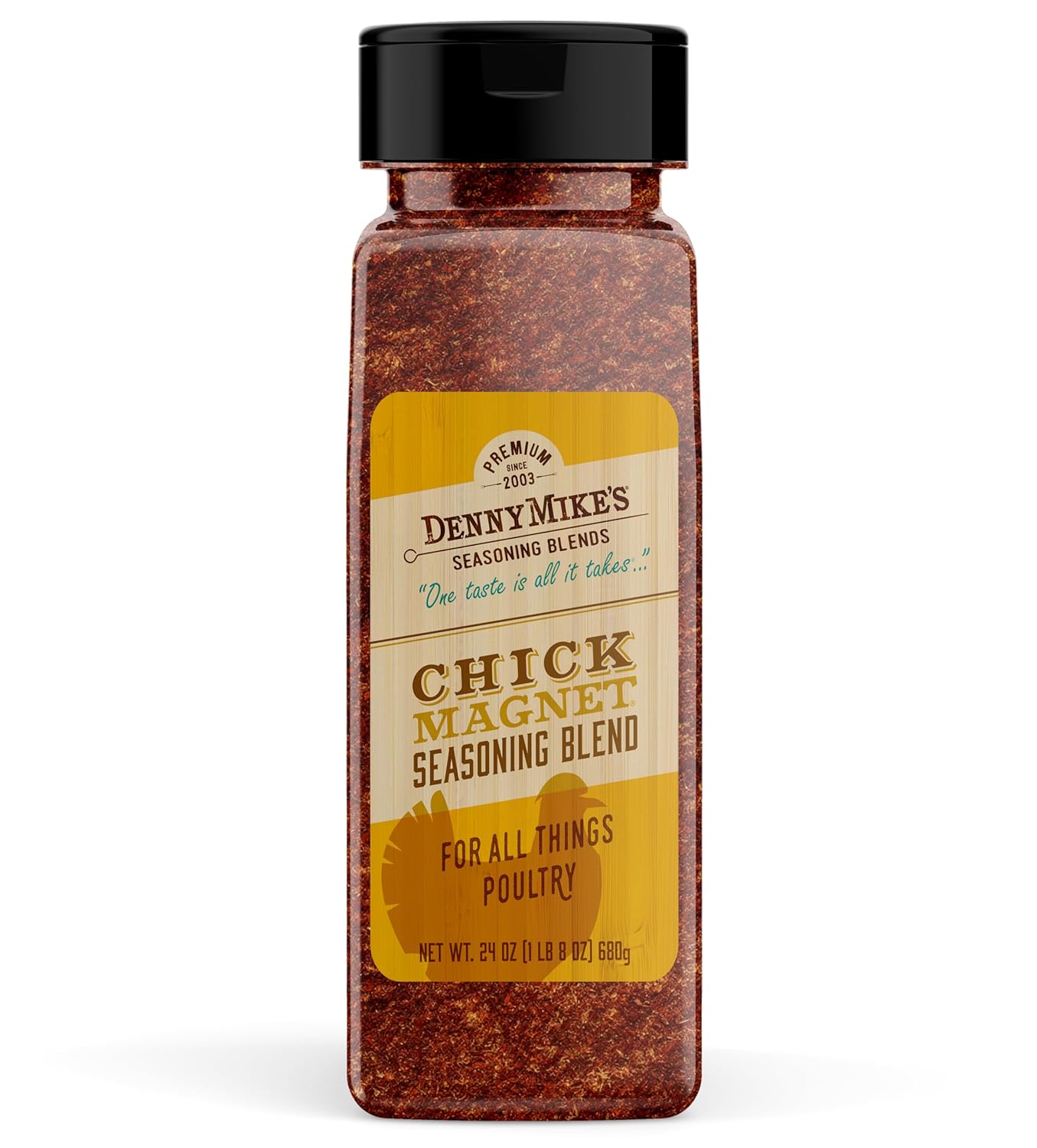 DennyMike’s Chick Magnet Chicken Seasoning 24 Ounce – Premium Rotisserie & BBQ Spice Rub, Gluten-Free, Keto-Friendly for Grilling, Smoking & Baking