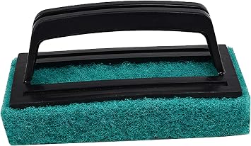 3 Pcs. Screen Printing Brush Scrub Pad with Black Handle Great for Chemical Application, Safe to Use On Any Type of Mesh for Degreasing, Reclaiming & Deghosting in The Silkscreen Cleaning Room