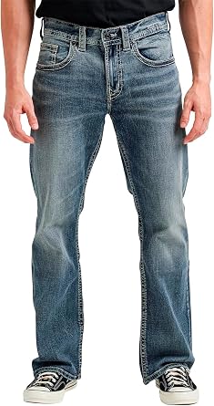 Silver Jeans Co. Mens Craig Classic Fit Bootcut Jeans