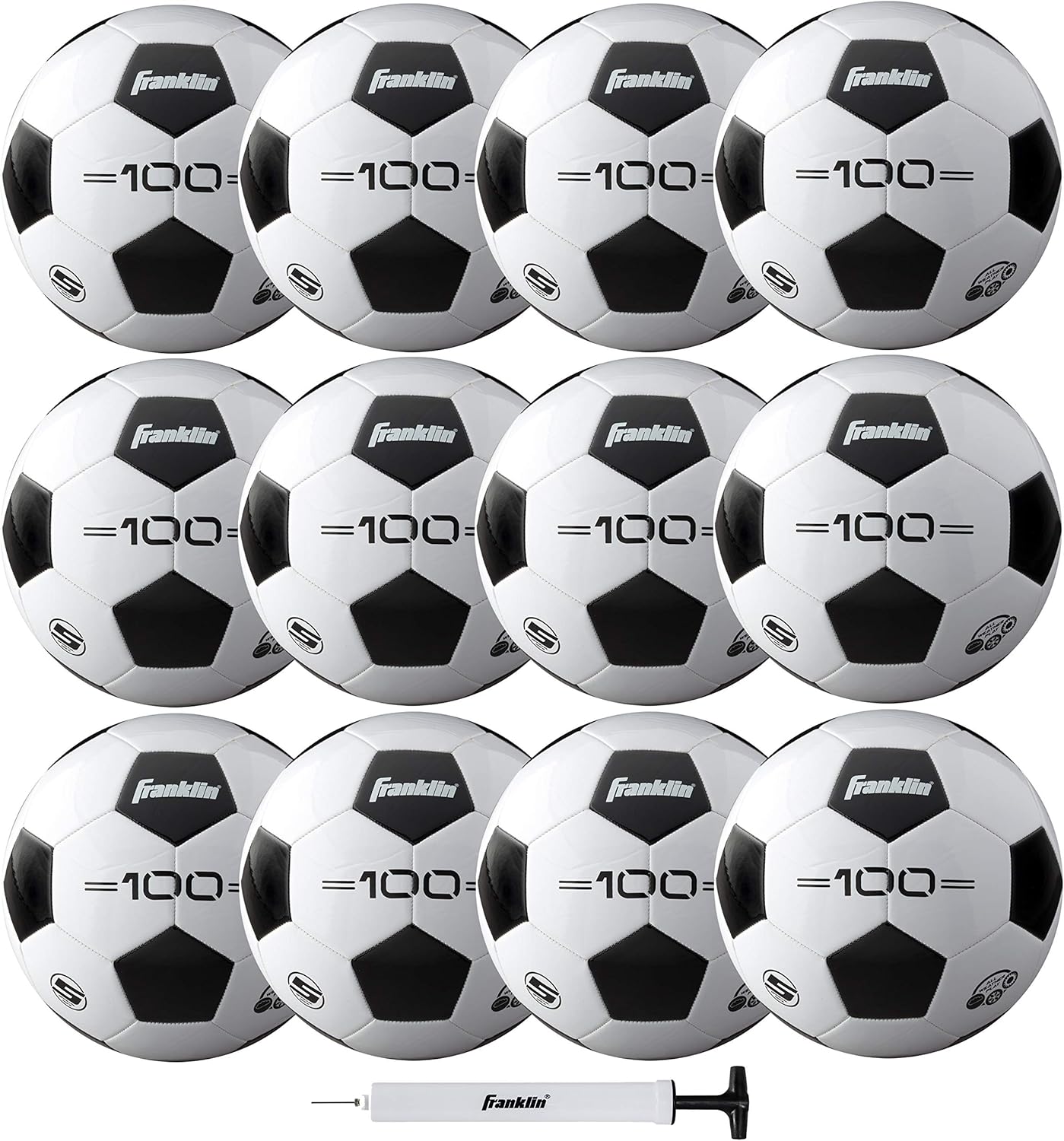Franklin Sports Soccer Balls Size 5 F100 Soccer Balls Youth Soccer