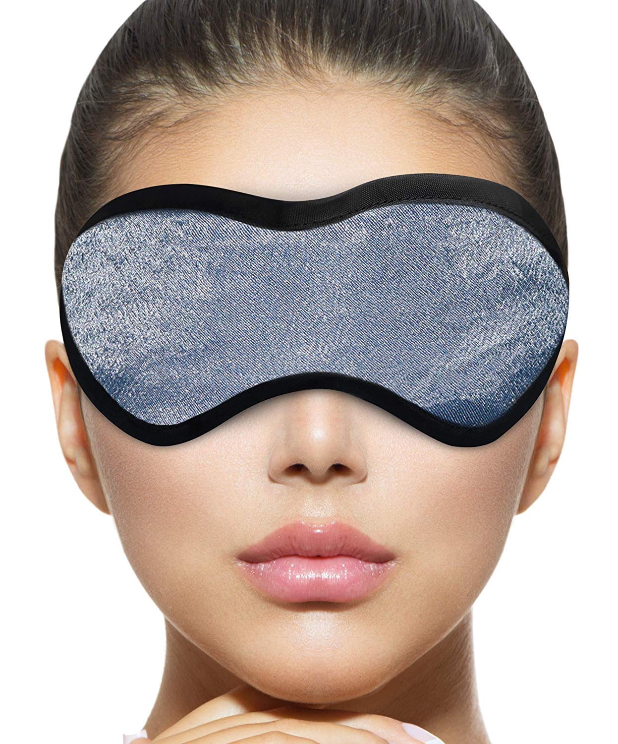 Dry Eye Mask, Warm Moist Heat Eye Compress, Stye Treatment a Premium, Professional Eye Compress, Machine Washable Cover and All Natural Eyelid Wipes.