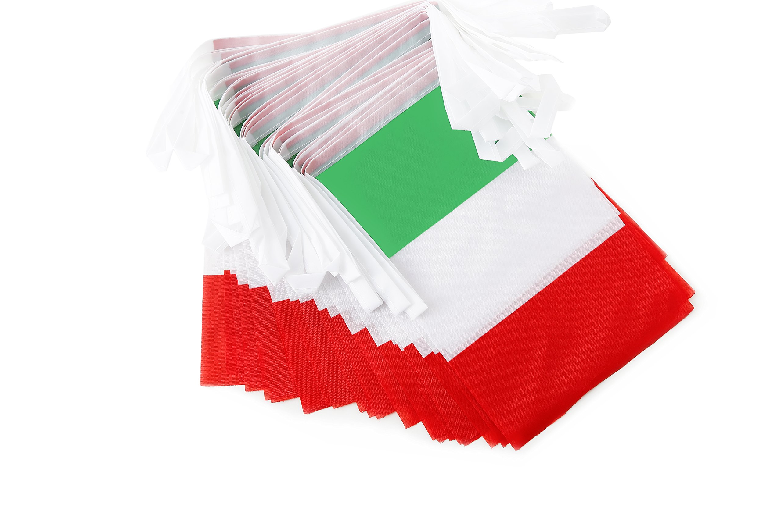 100 pies/76pcs guirnalda de banderas cadena