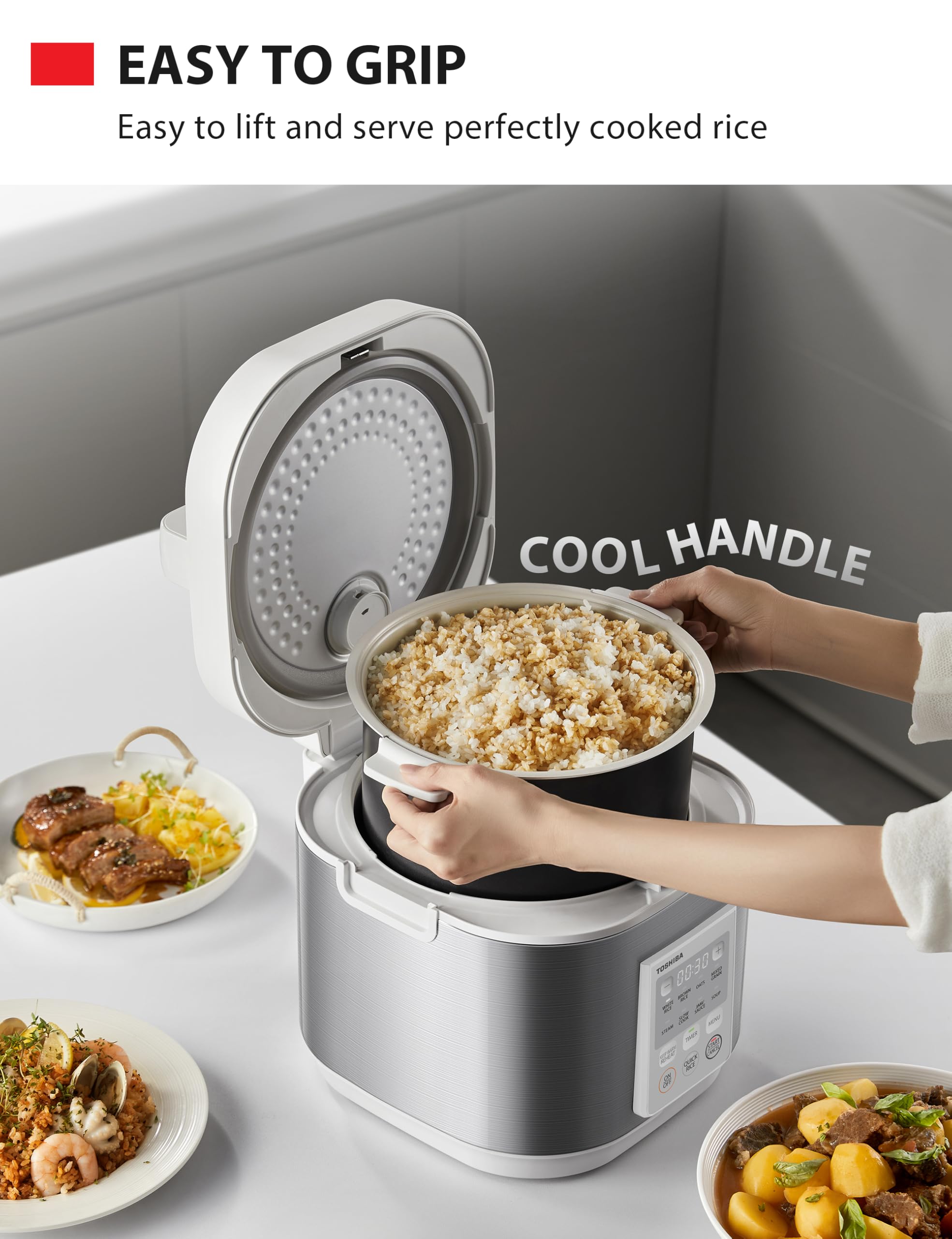Amazon.com: TOSHIBA Rice Cooker Heritage Bento Box, Digital