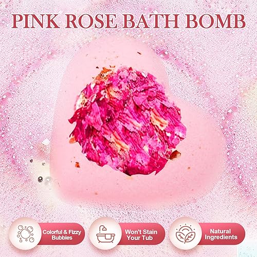 Miniatura 5 de Regalos para el día de San Valentín para ella, juego de cesta de regalo relajante con vaso, ideas de regalo únicas para mamá, hermana, esposa,