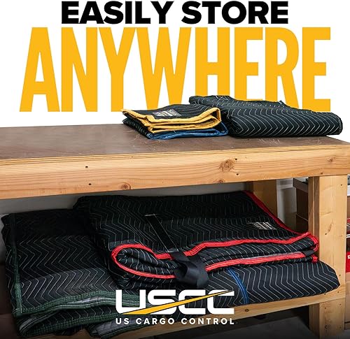 Miniatura 9 de US Cargo Control Funda acolchada para camión de mano, funda redondeada para electrodomésticos, suministros esenciales de mudanza, almohadilla de
