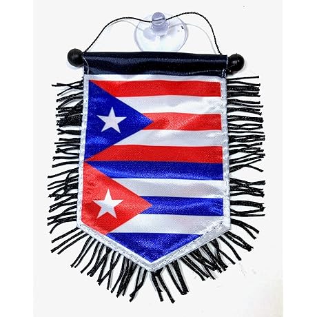 Puerto Rican Cuban Flags