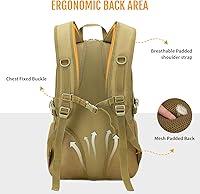 Vista 3 de HUNTVP Mochila táctica de 10L/20L/30L, mochila militar MOLLE, mochila de asalto táctica