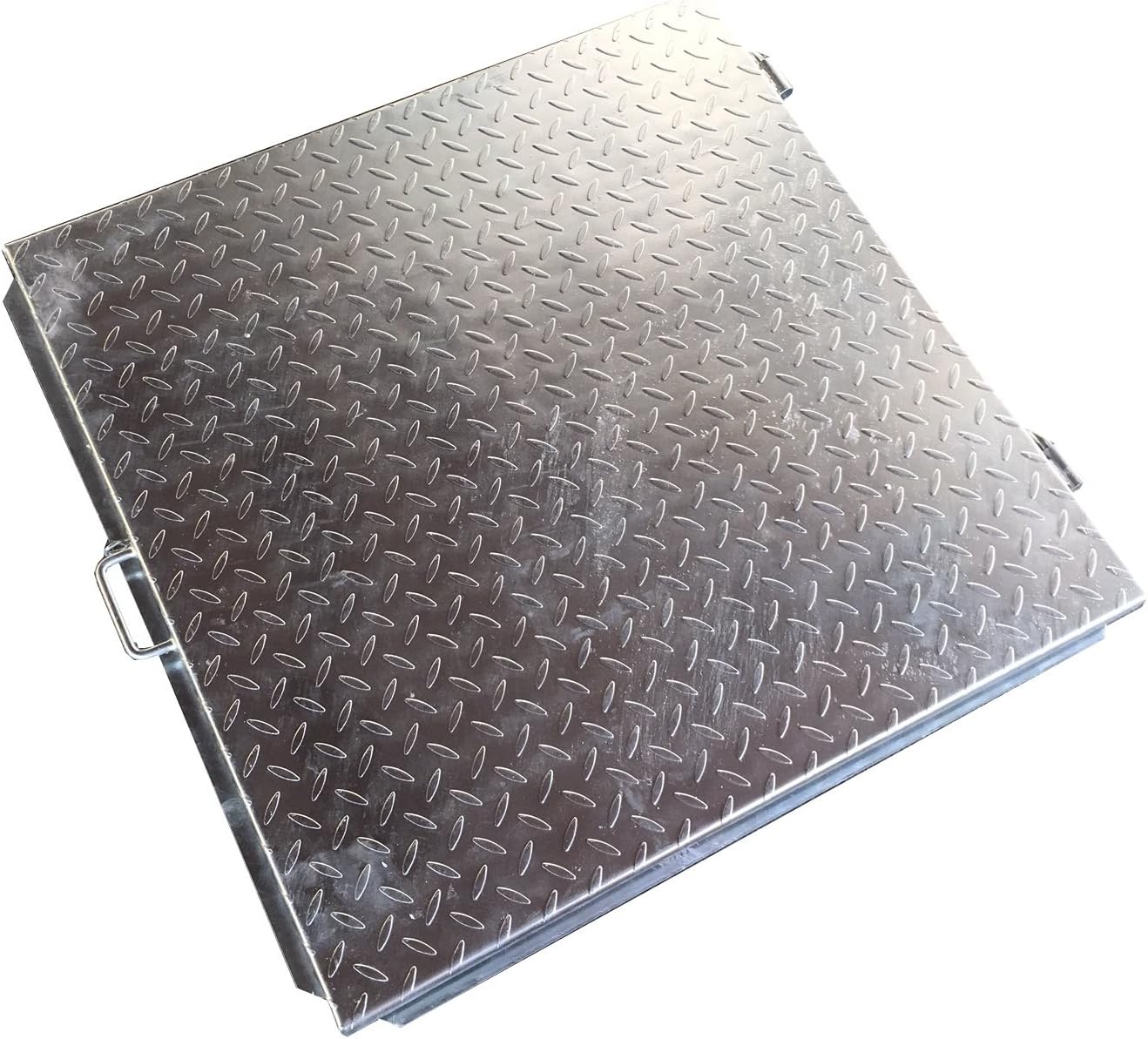 Galvanised Solid Pipe Cover 90 x 90 cm