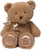 GUND My First Teddy Bear 10" Ultra Soft Plush Stuffed Animal for Newborns Babies Tan Light Brown