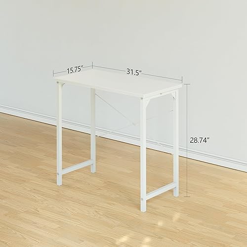 Miniatura 87 de CubiCubi Escritorio para computadora, escritorio pequeño de oficina en casa de 32 pulgadas para espacios pequeños, estilo moderno y simple para el
