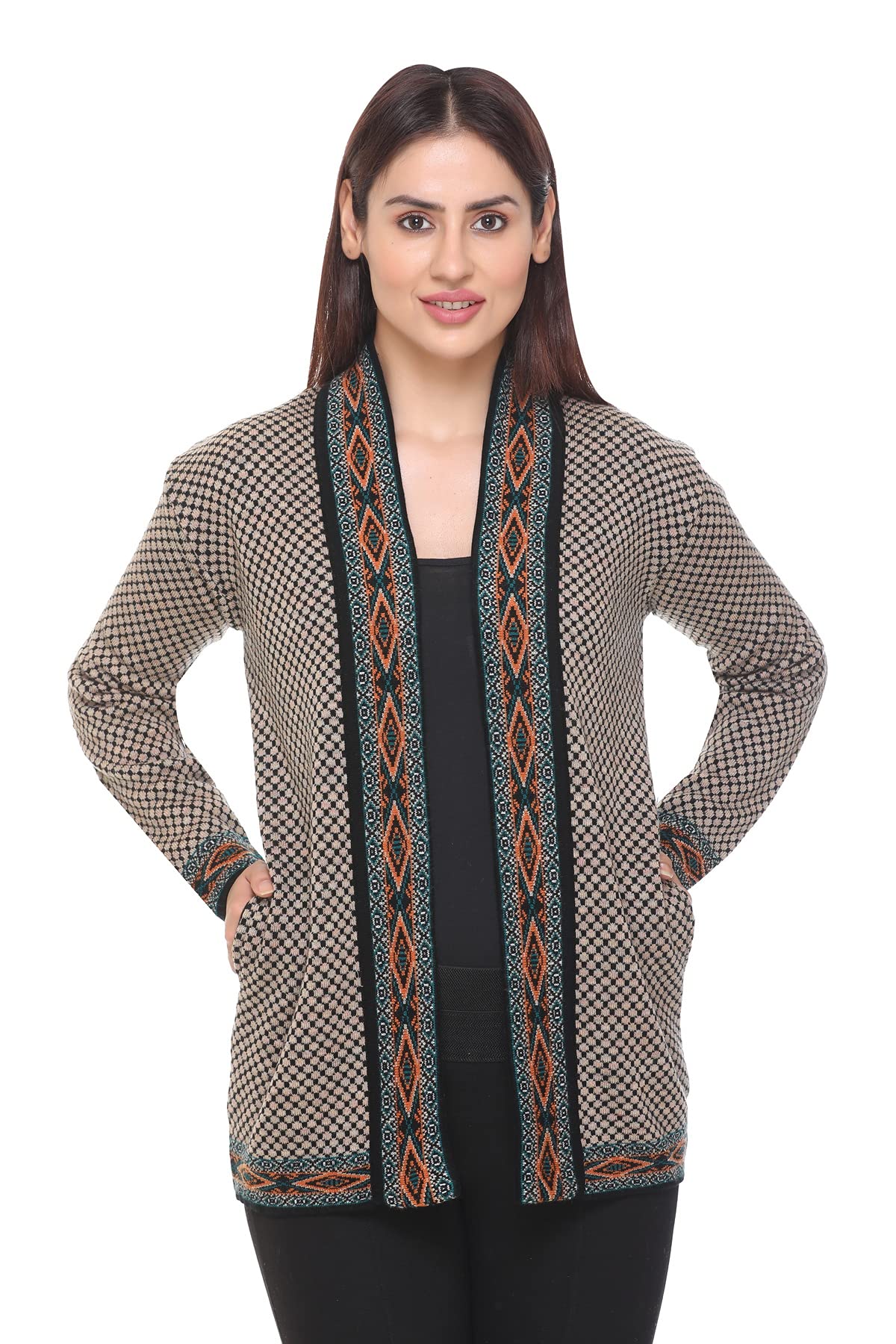 aarbee Woollen Open Shrug/Cardigan for Women-picture-30