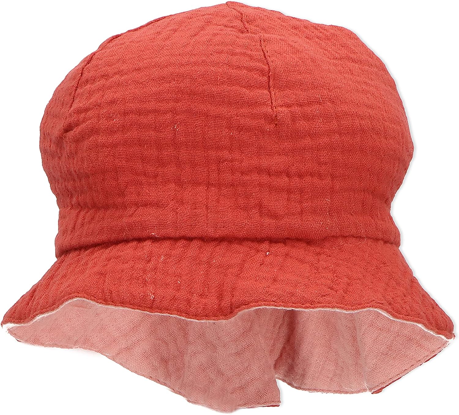 Sterntaler Girl's Sonnenhut Zum Wenden Red Hat