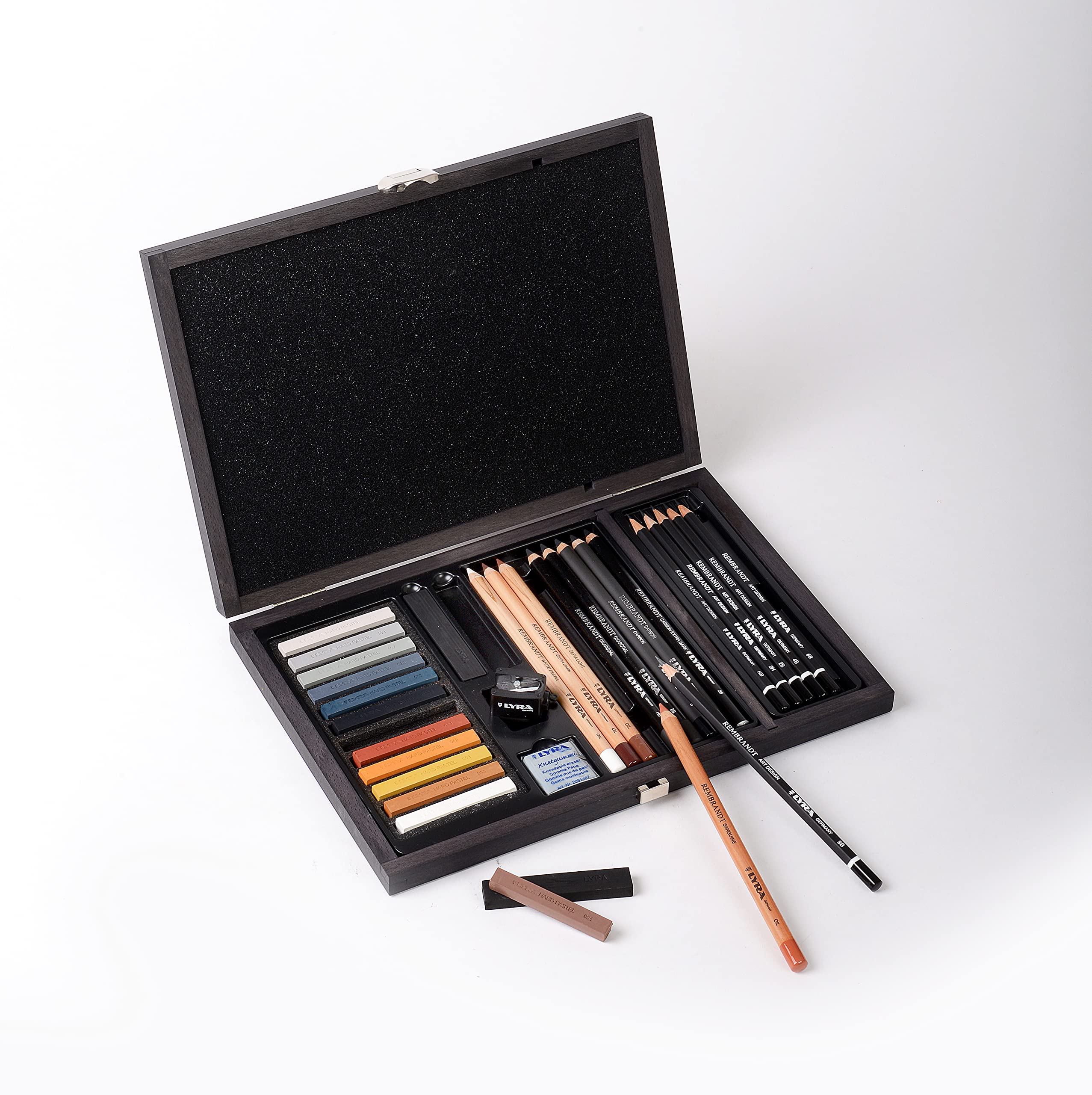 LYRA Zeichen-Set aus Holzkiste, 31 Stück, L2054002, bunt